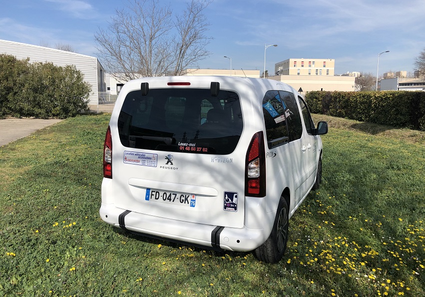 Transport 1 fauteuil roulant Peugeot Partner Horizon